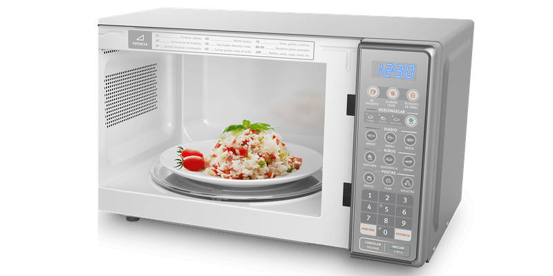 horno microondas de 20 litros plomo