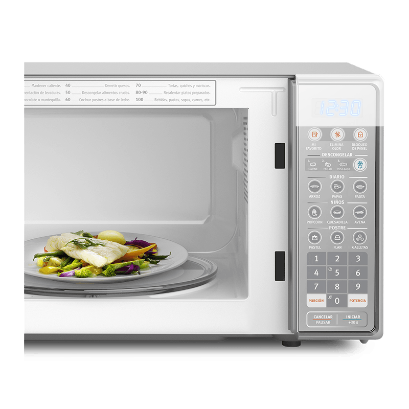 horno microondas de 20 litros gris