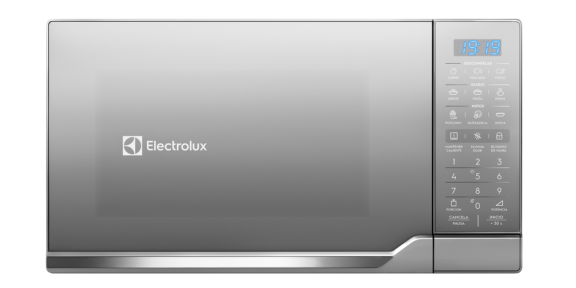 Microondas Electrolux 25-litros Gris Emdo25g5gsrg 25l — Divino