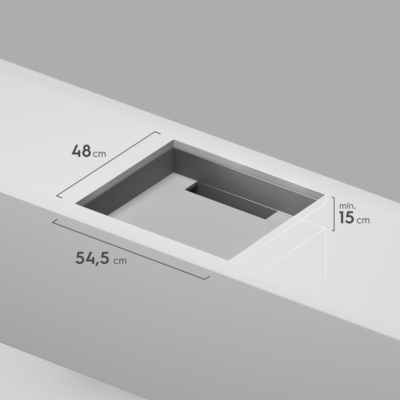 Cooktop_GC60M_IsometricCountertop_Electrolux_Spanish