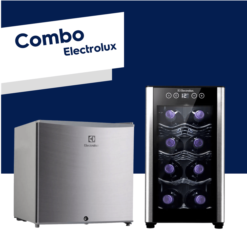 Combo-Electrolux-Vinera-8-Botellas---Minibar-Frost-One-Door-con-Llave-de-Seguridad-47L
