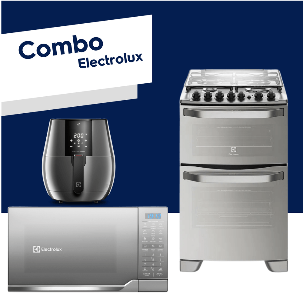 Combo-Cocina-4Q---Airfryer-3.2L---Microondas-Silver-20L