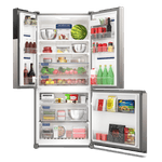 INTERIOR-REFRIGERADORA-ELECTROLUX-MULTIDOOR-IM8S-CON-COMIDA