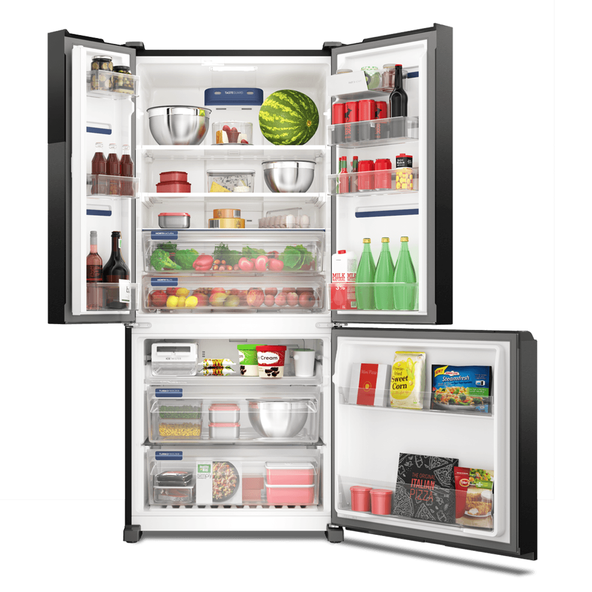 INTERIOR-REFRIGERADORA-FRENCH-DOOR-ELECTROLUX-IM8B-587-LITROS-NEGRA