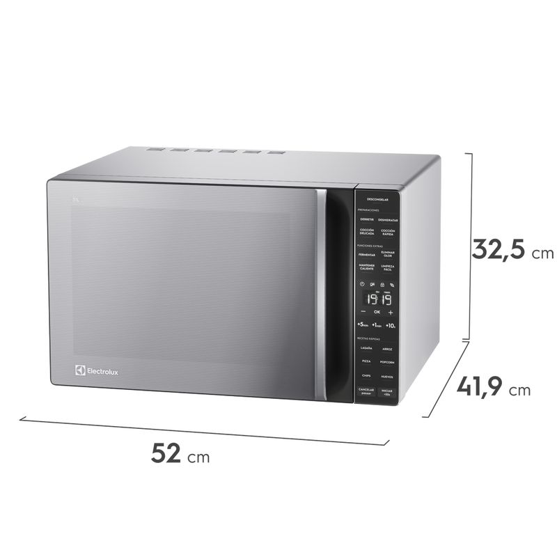 Microwave_ME31G_Perspective_Dimensions_Electrolux_Spanish