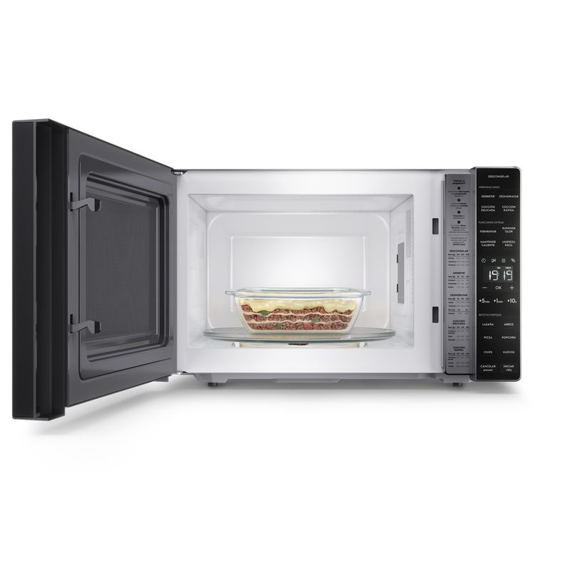 Microwave_ME31G_Front_Open_Electrolux_Spanish