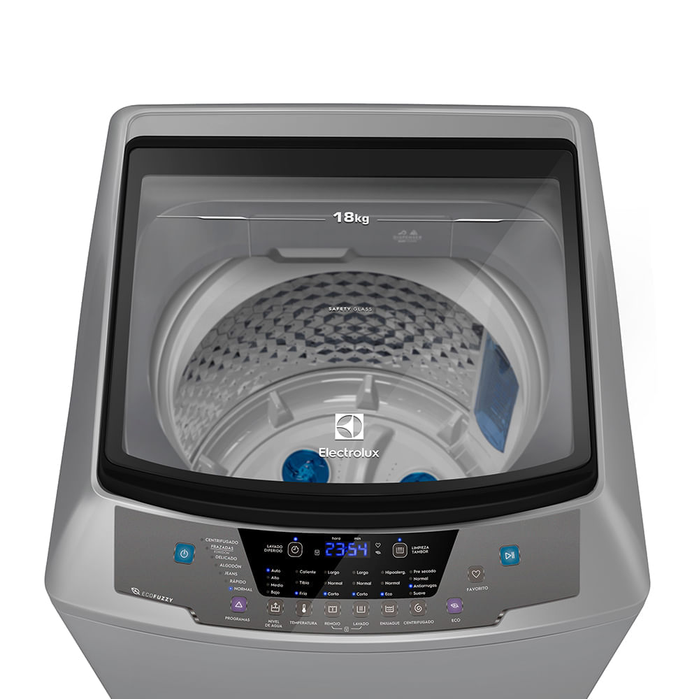 Washer_EWIF18E6CGSG_Front_View_Electrolux_Spanish