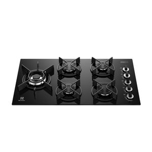 Cocina Empotrable a Gas 5 Hornillas Electrolux Expert CocciónPrecisa y Parrillas de Hierro Fundido (KE5GW)