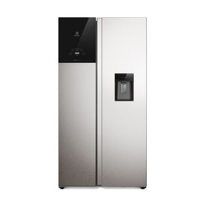 Refrigerador Electrolux No Frost Side by Side 522L Inverter AutoSense Silver ERS53F3Q5CI